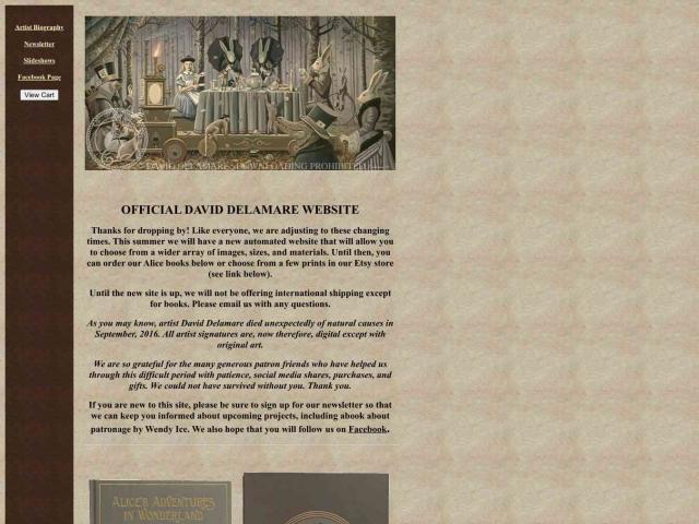 Visit the website of David Delamare