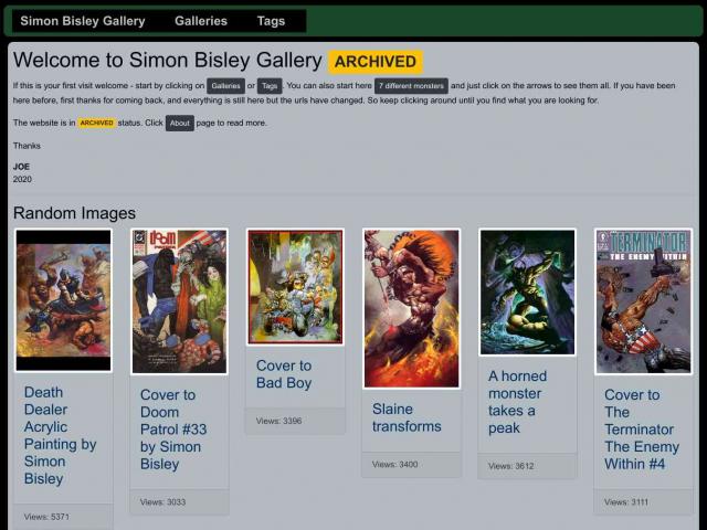 Visit the website of Simon Bisley