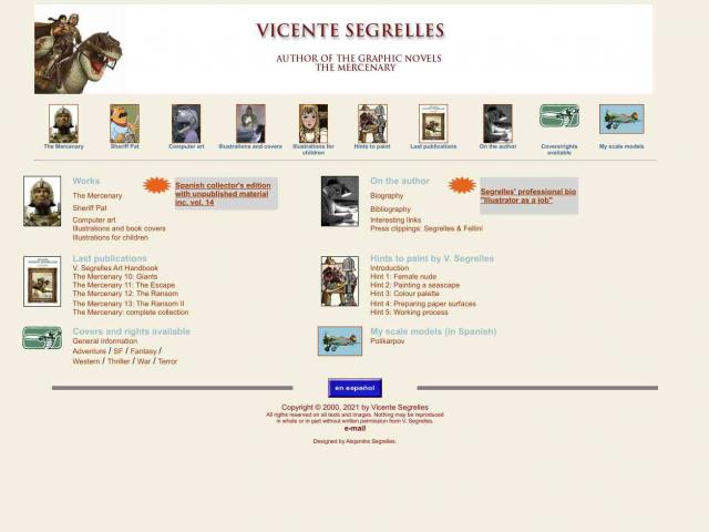 Visit the website of Vincent Segrelles
